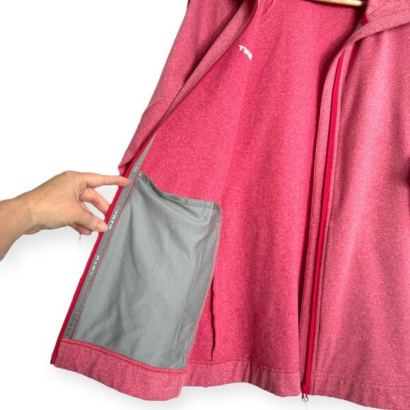 Mammut Pink Fleece Lined Light Jacket Zippered Pockets Women's Size L - Picture 7 of 11